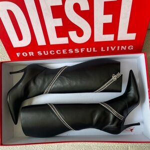 Diesel D-Venus spiral L boots | Black | 8.5